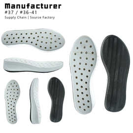 潮州盈致鞋底凉鞋大底PVC吹气鞋底防滑耐磨拉帮女款休闲定制工厂