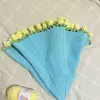 (5-прядный молочный хлопок) Голубой