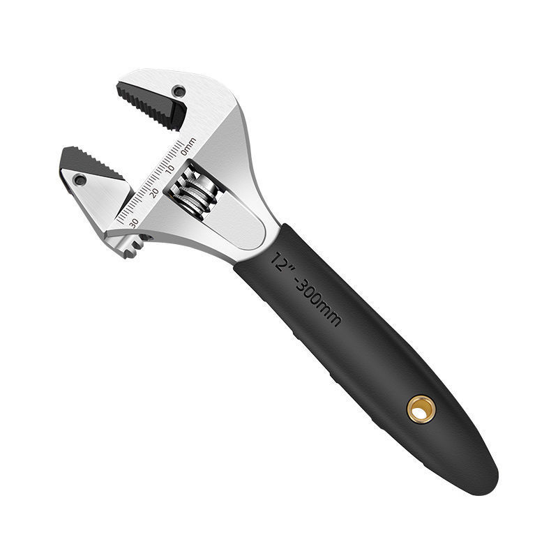 自紧棘轮活动扳手万能活口板手多功能开口安装空调防滑活动扳手