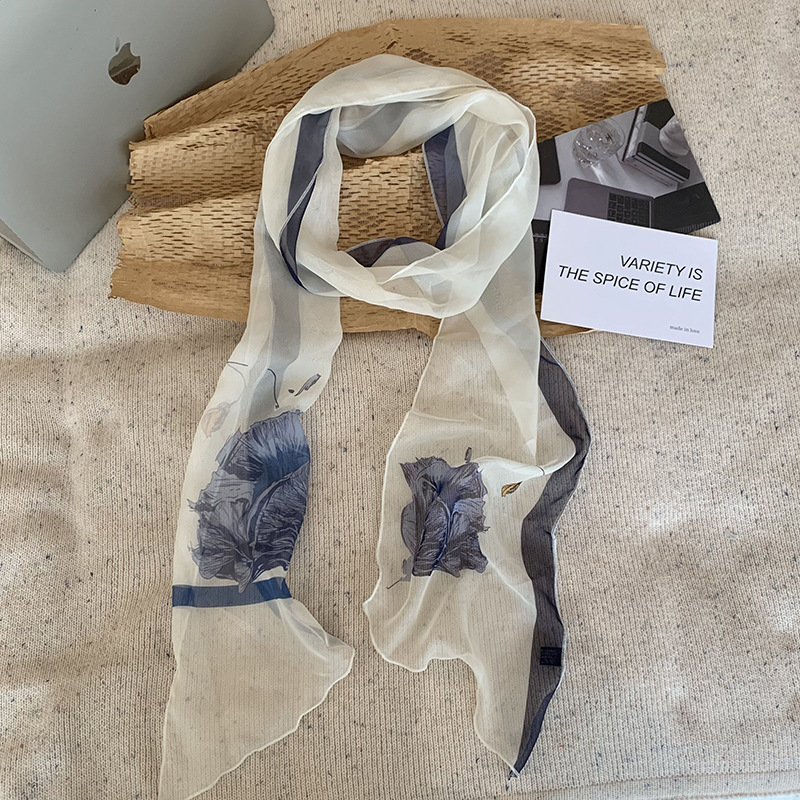 Flores azules en el Fondo del arroz