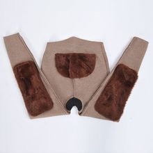 冬季加绒加厚三层保暖裤修身男士棉裤高腰护膝大码毛裤打底裤长裤