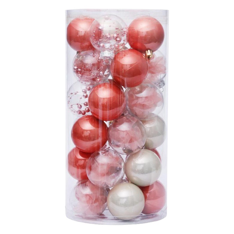 Adornos navideños bola 6cm árbol