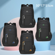 高质量潮流背包大容量耐磨休闲双肩包可套行李箱男商务旅行电脑包