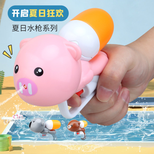 Water gun toy children playing with water little yellow duck cartoon water gun beach spray gun water toy gun foreign trade wholesale