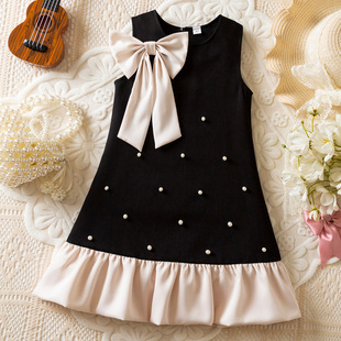 Summer dress, skirt, children's small princess costume, Chanel style, high-quality style, western style, Birthday gift