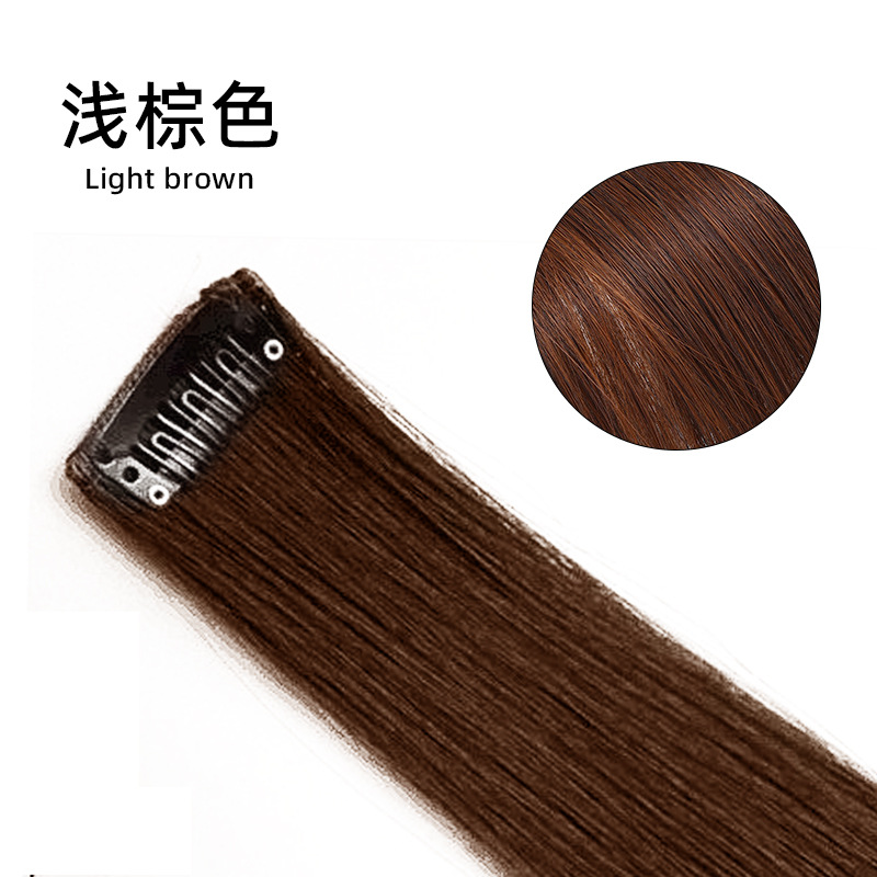 라이트 브라운 헤어피스 3종 세트