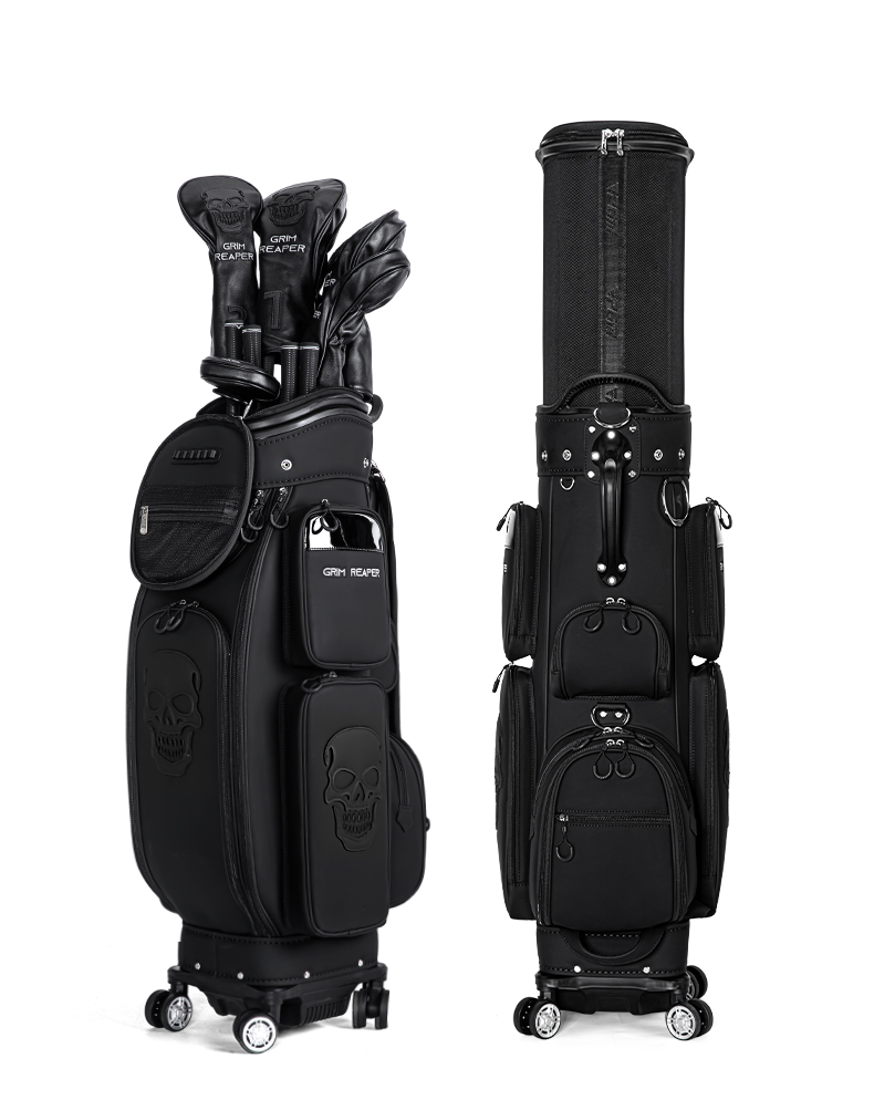 Túi golf PGM vỏ cứng co giãn, bốn bánh xoay 360 độ, ký gửi hàng không — Túi golf đen【Vỏ cứng co giãn/Đựng gậy ngược/Ký gửi hàng không/Bánh xe xoay】QB194 chi tiết 17