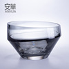 安华现代简约艺术果盘家居玻璃装饰品创意摆件高端精致工艺品批发