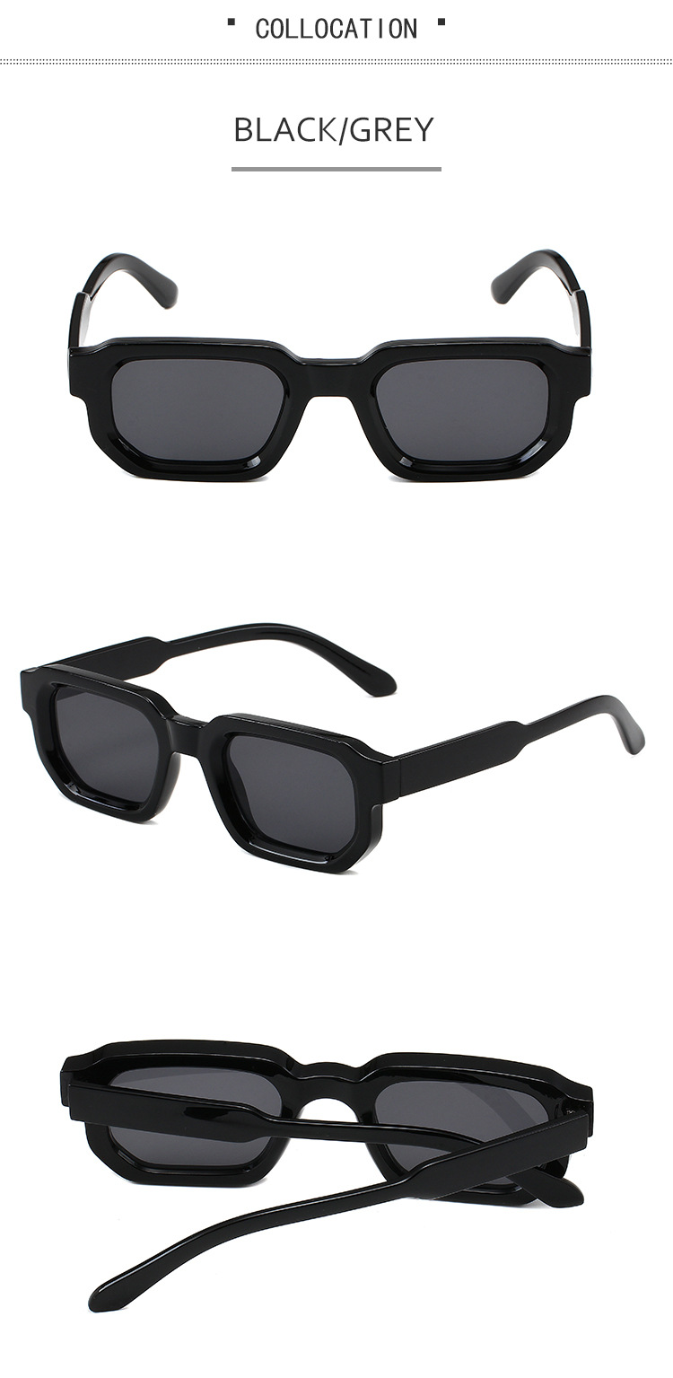 Classic Style Streetwear Solid Color Leopard PC UV400 Protection Square Full Frame Women's Sunglasses display picture 7