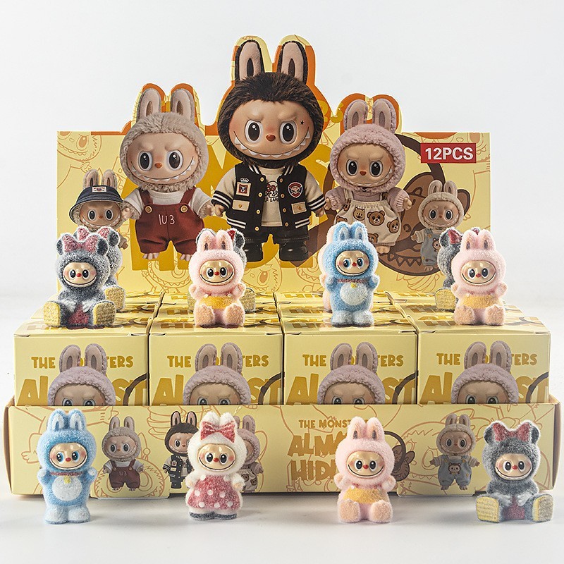 拉布布盲盒labubu盲盒泡泡玛特史迪仔哭娃盲盒挂饰钥匙扣公仔挂件|undefined