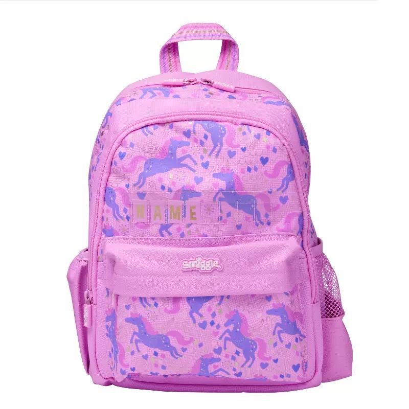 Australia Smiggle Unicornio de dibujos animados mochila de hombro para niños mochila de comidas para estudiantes primarios