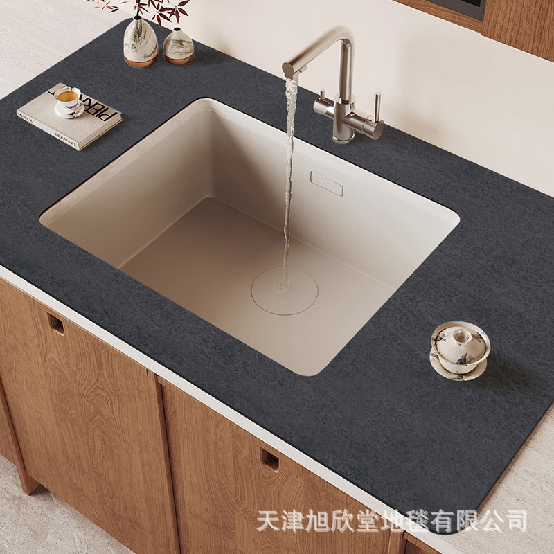 キッチンカウンタートップ排水マット蛇口シンク吸収マット浴室トイレシンク速乾性フロアマット|undefined