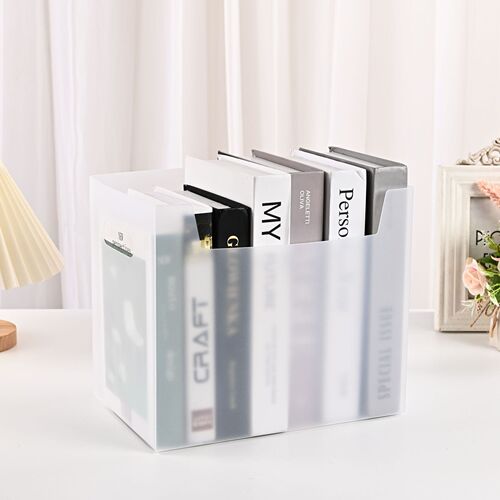 Desktop storage box office storage box student dormitory books stationery food plastic artifact foldable