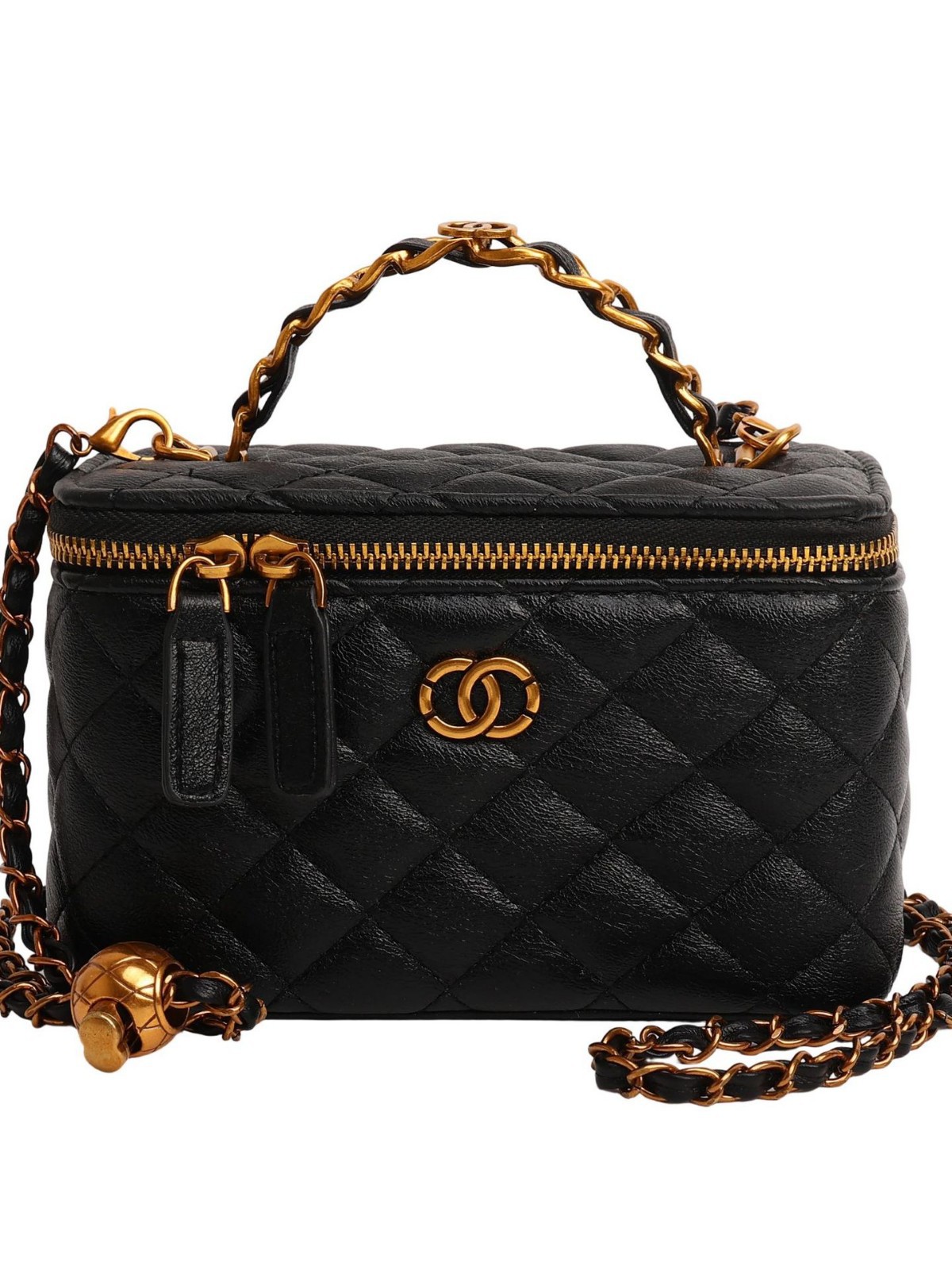 Bolsa de caja de viento de fragancia de diamante bordado de moda de comercio exterior de cadena universal bolso de mano de lujo ligero personalidad bolso de mano