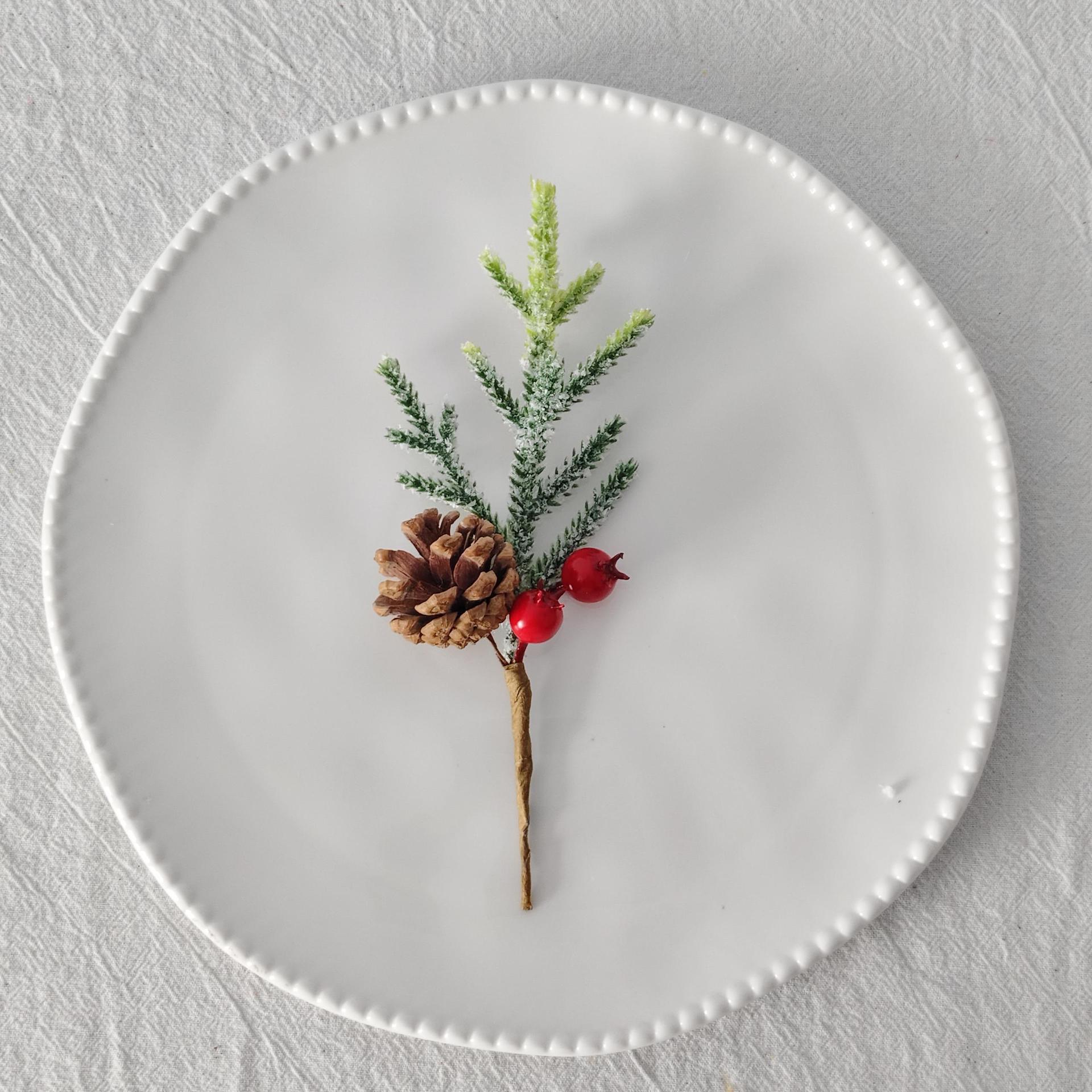 Frutas rojas, frutas ricas, simulación de ramas de bayas, nuevas decoraciones, adornos de Navidad, accesorios, diseño, Año Nuevo image 36