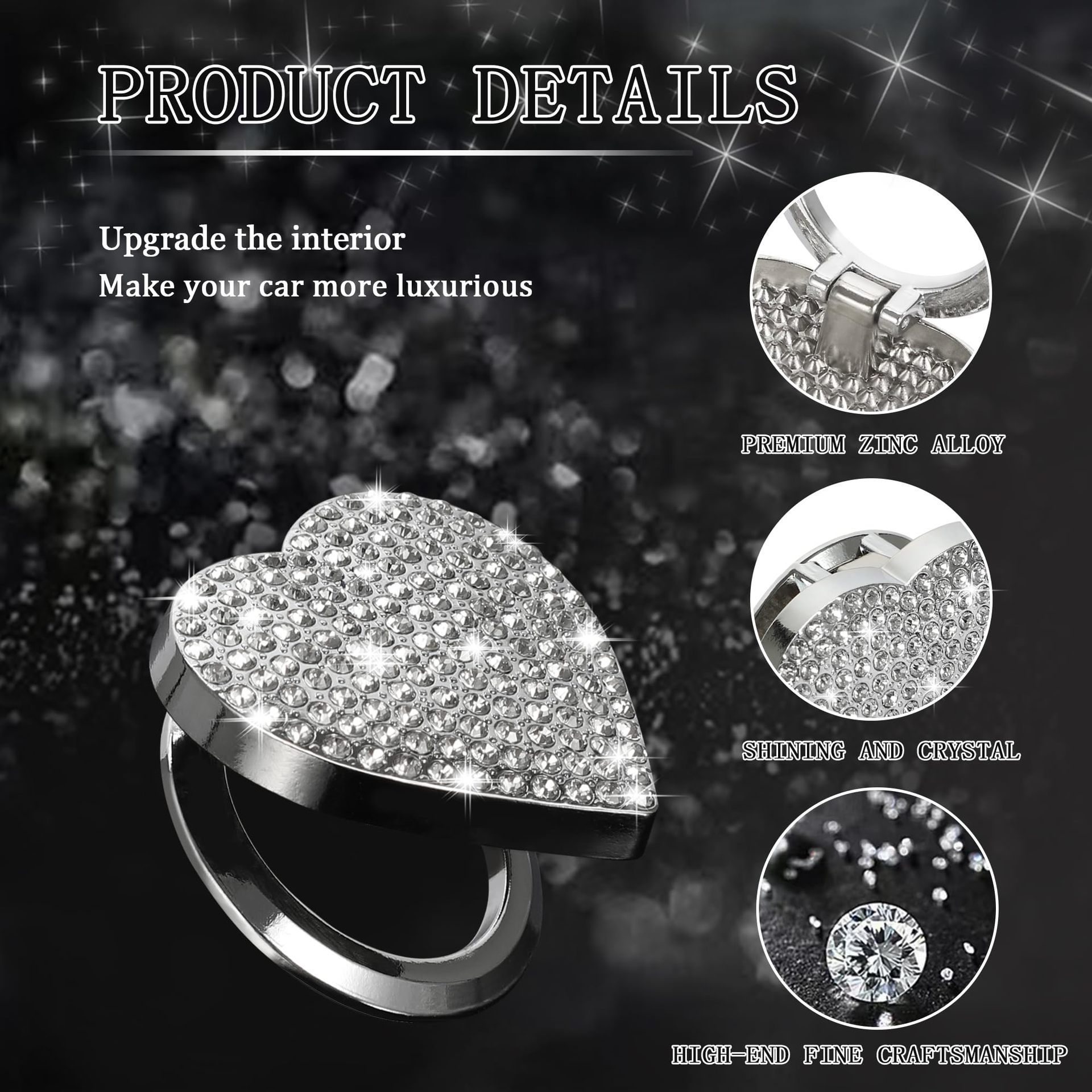 Car One-Button Start Cover Ignition Button Decoration Sticker Protection