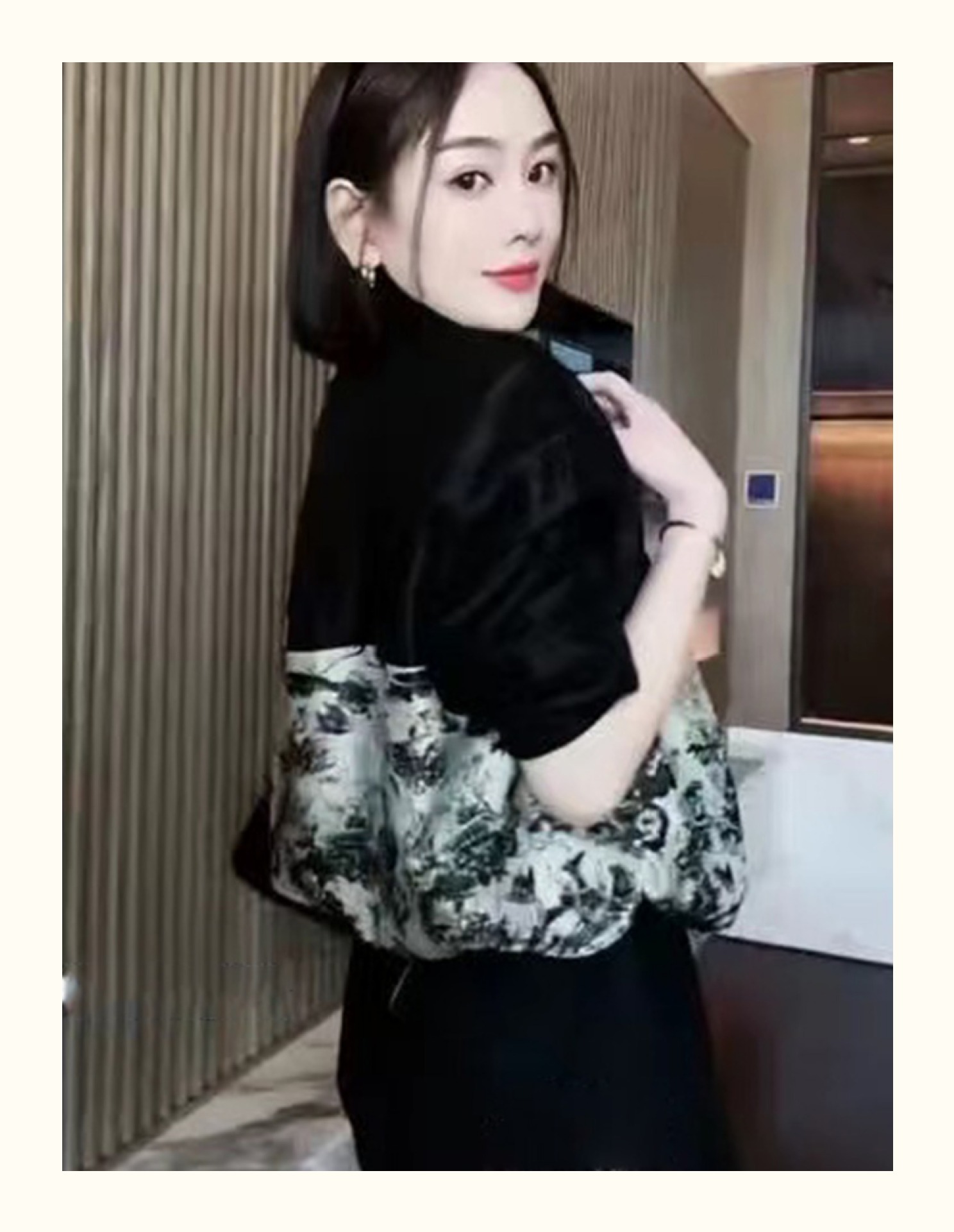 Color Block Zipper Jacket