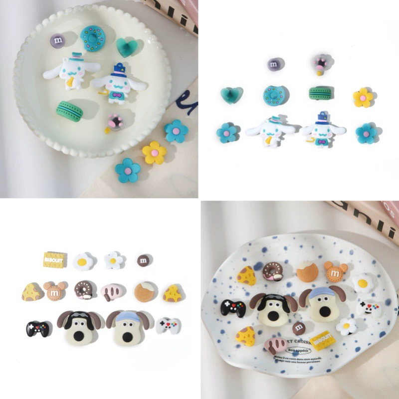 Аксессуары для обуви Croc, аксессуары для обуви, трансграничная оптовая продажа, съемные новые украшения для обуви из ПВХ, цветочное украшение, мягкая резиновая пряжка для обуви, милые украшения своими руками