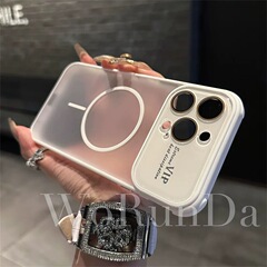 适用iPhone17PROMA磨砂散热磁吸手机壳苹果16大视窗防摔保护套15