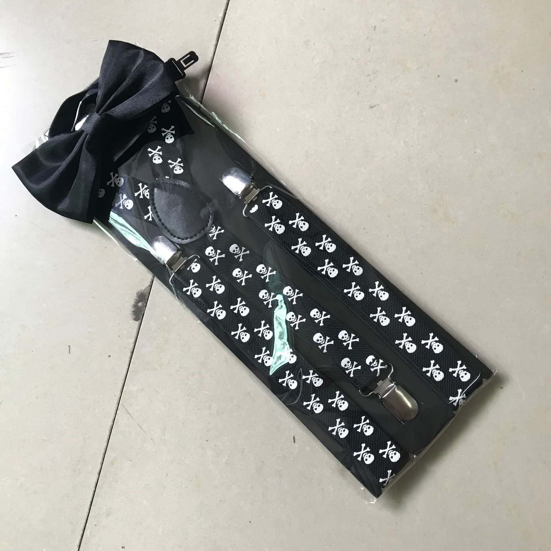 Tirantes unisex para adultos con accesorios de corbatín, tirantes elásticos para pantalones, conjunto de corbatín al por mayor
