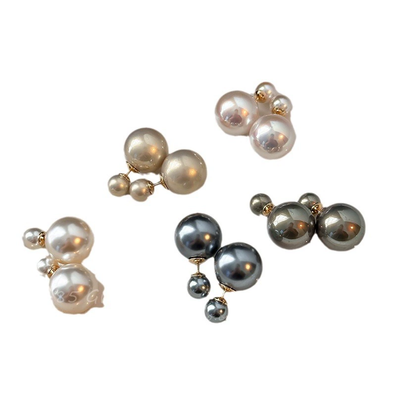 Серьги из жемчуга, серебряная игла, стиль легкой роскоши, образец серебра 925