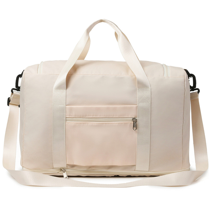 Nueva bolsa de viaje para viajes de negocios de corta distancia, bolsa de lona ligera de gran capacidad con separación en seco y húmedo, bolsa de yoga de fitness deportivo