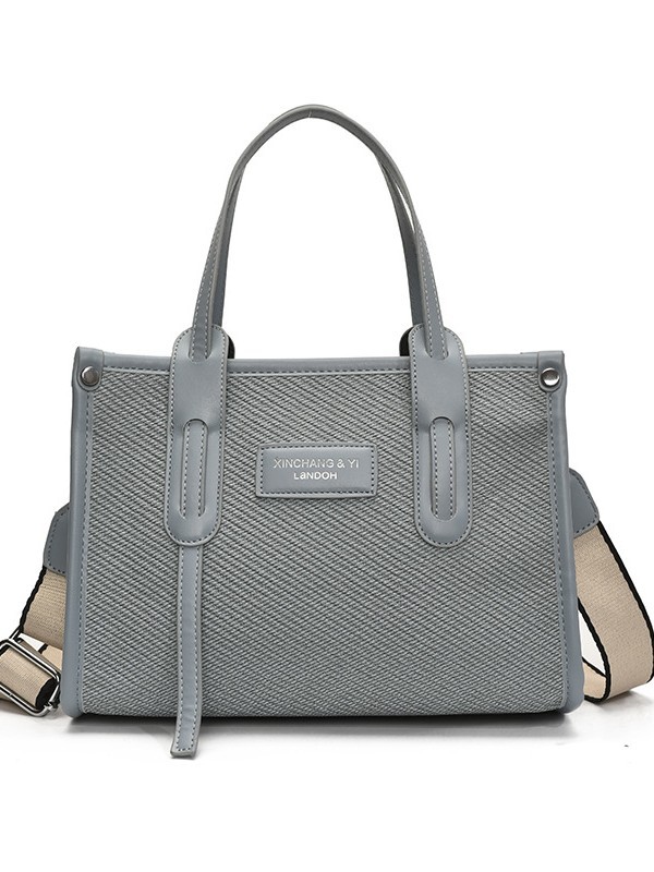 Bolsos de gran capacidad para mujer 2025 nueva tendencia de moda bolso portátil portátil bolso de mensajero de un solo hombro casual simple