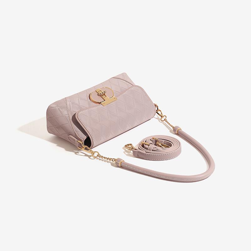 Korean Style Quilted Underarm Bag For Women 2026 New Season Chain Baguette Bag Versatile Date Shoulder Bag Crossbody Bag - Thumbnail 3