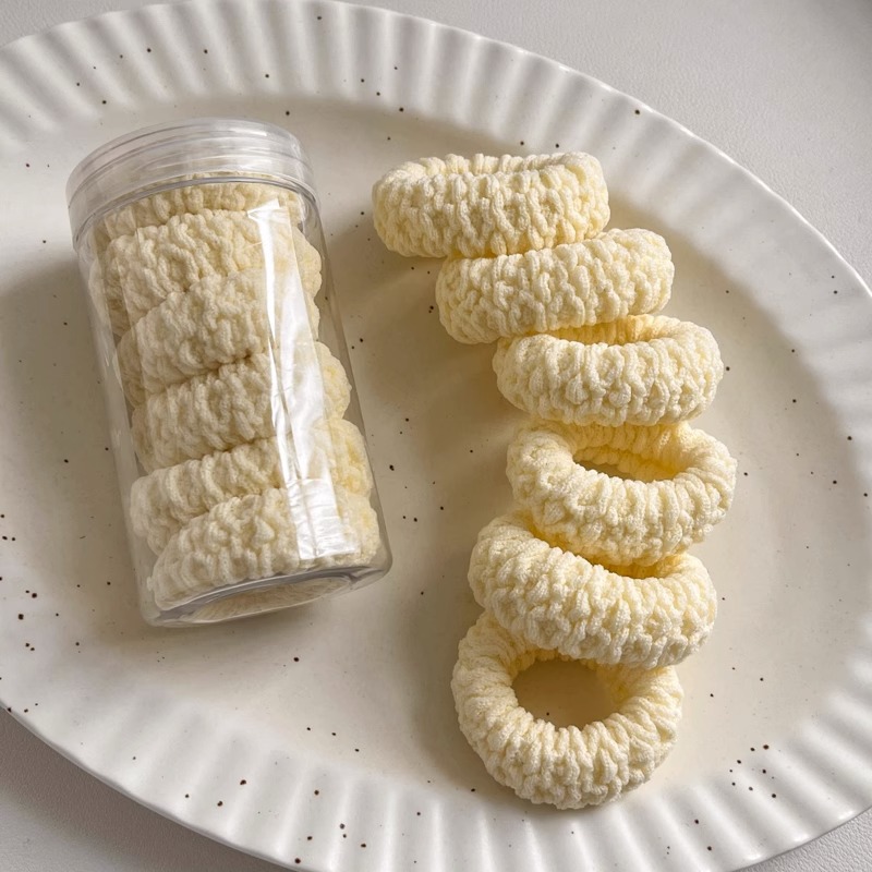 2025 nuevo estilo simple y versátil banda para el cabello sin costuras diadema duradera y de alta elasticidad que no daña el cabello coleta gruesa cuerda para el cabello sombreros