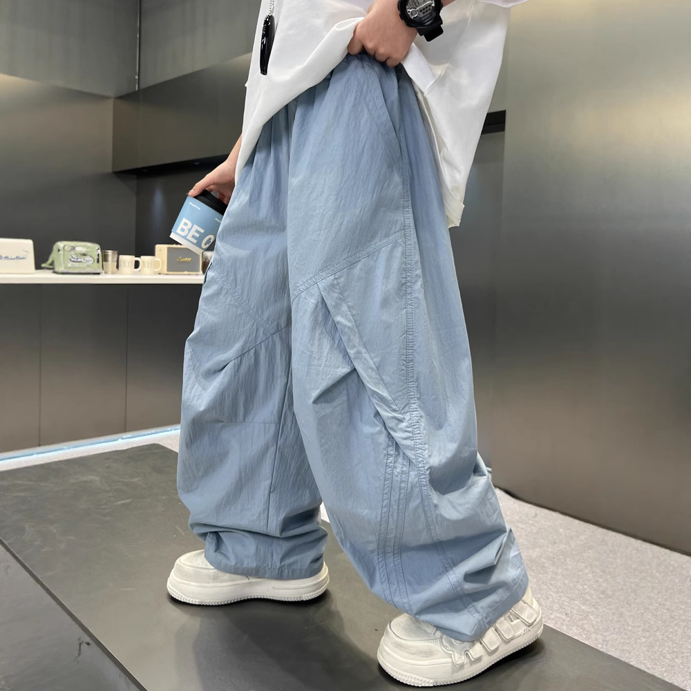 Boys' Summer Thin Pants 2026 New Model Children's Quick-Dry Pants for Older Kids Summer Mosquito-Proof Pants Boys' Long Pants Trendy