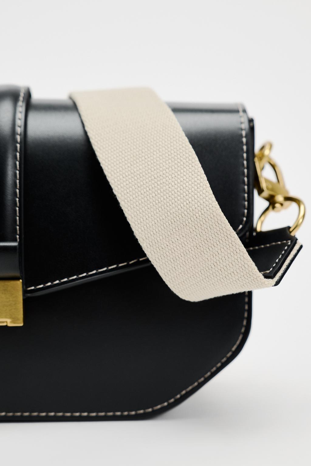 Classic Style Style Women's Pu Leather Solid Color Classic Style Sewing Thread Square Flip Cover Crossbody Bag