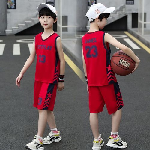 童装男童夏季套装2023新款儿童篮球服洋气宝宝夏装运动小孩衣服潮