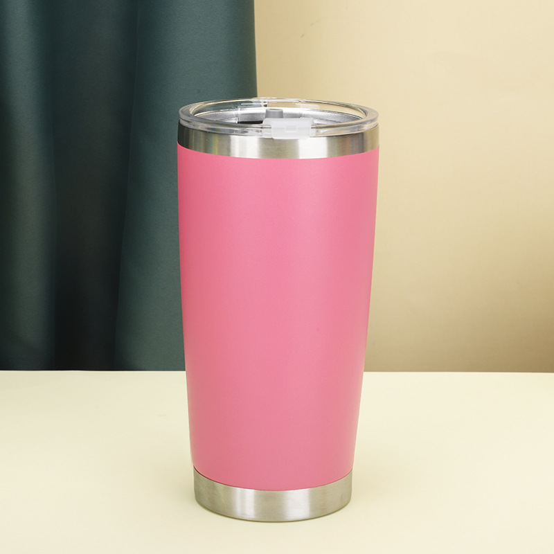 Comercio exterior de gran capacidad taza de helado cerveza taza de café de acero inoxidable doble 20oz taza de coche 304 taza de agua del coche