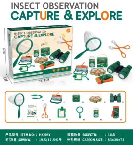 Amazonas niños al aire libre aventura juguetes insectos Temu telescopio chaleco insecto ciencia y educación experimento lupa