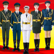 【顶配】学生升旗手服装国旗班护卫队仪仗队服装礼兵服鼓乐队礼服