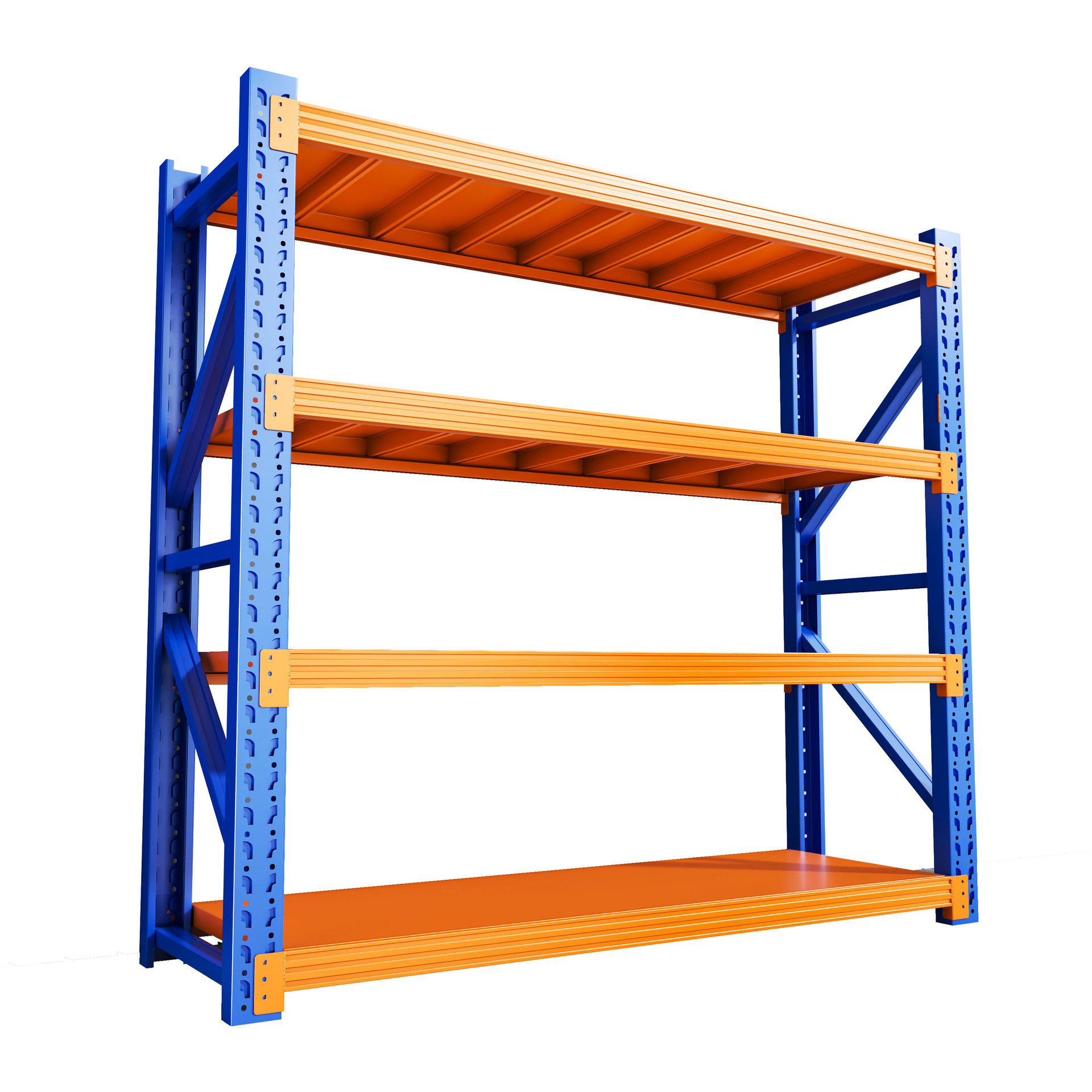 Estante de almacenamiento Estante de carga pesada de varios pisos Estante expreso de garaje de supermercado Estante de almacenamiento para el hogar Estante de almacenamiento
