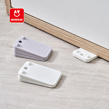 NIHESHI 2342 可叠软胶家具平稳垫 6PC楔形衣柜稳定脚塞 桌脚垫