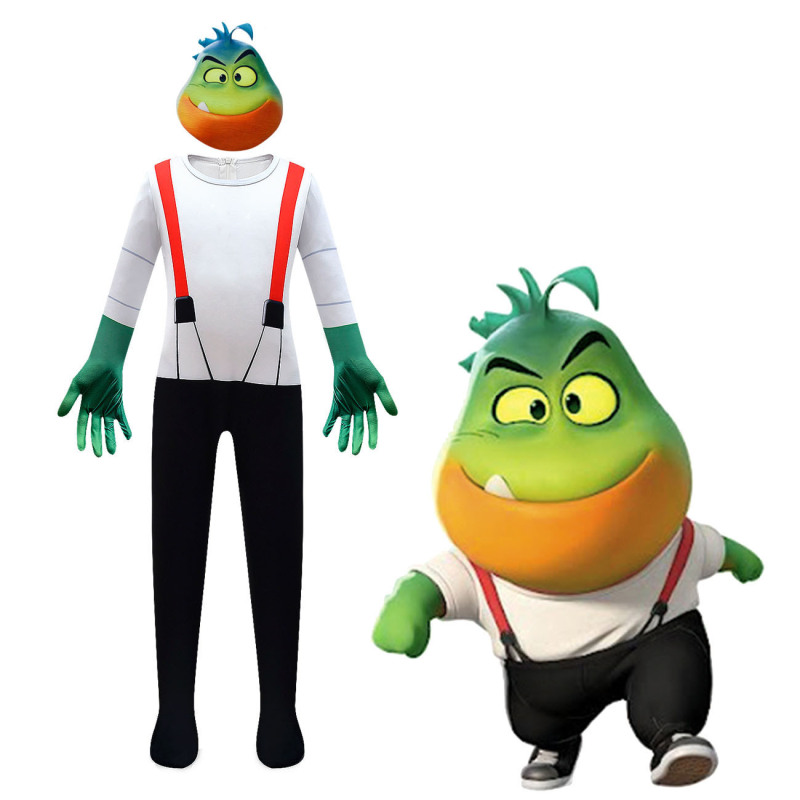 New On New Cartoon Bad Guy League Kids Halloween cosplay Bodysuit with Mask New On New Cartoon Bad Guy League Kids Halloween cosplay Bodysuit with Mask