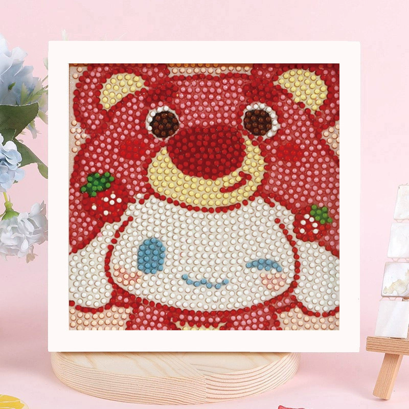Мультяшная умная игрушка, DIY, новая коллекция, детское handmade diy, украшенная бриллиантами