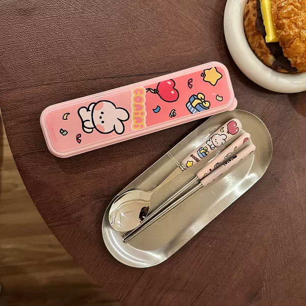 Coni Rabbit【Spoon+Chopsticks+Box】