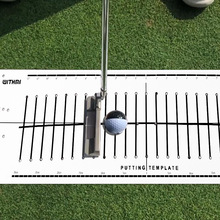 高尔夫轨迹纸推杆练习器室内果岭辅助器配件用品练习垫golf训练垫