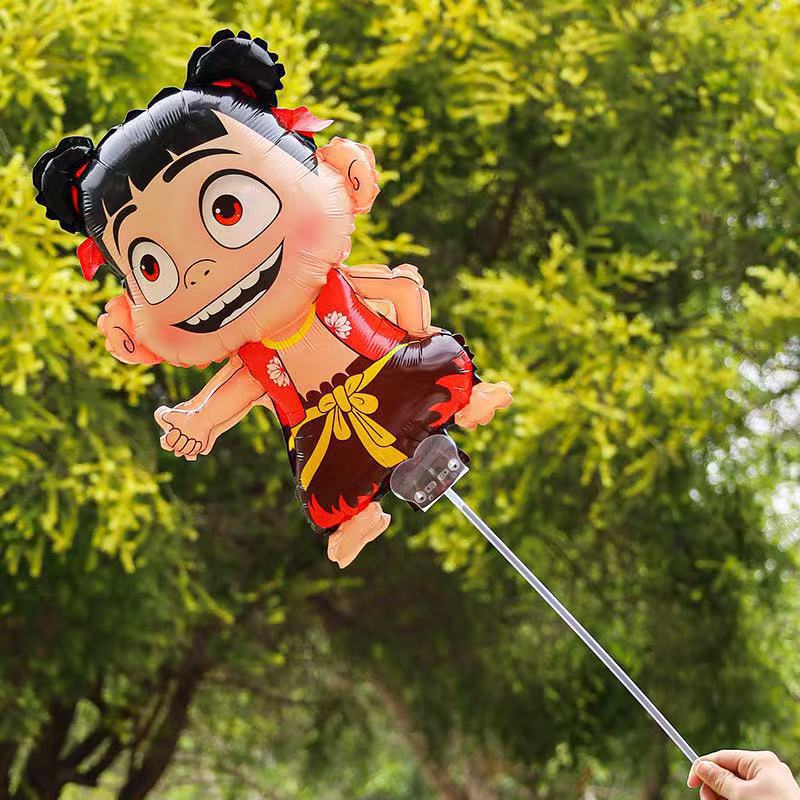 Red celebrity Nezha Balón de aire Helio Balón de aire Helio Balón de dibujos animados al por mayor