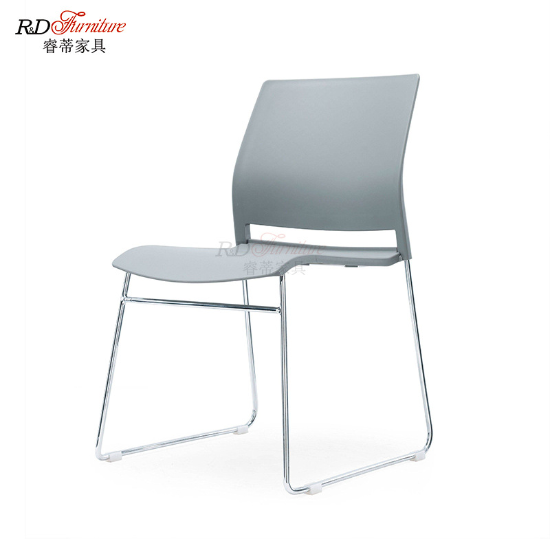 Office Chairs, Training Chairs, Stackable Plastic Classroom Chairs with Backrests, Armless Simple Meeting Chairs for Reception and Negotiation