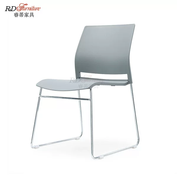Office Chairs, Training Chairs, Stackable Plastic Classroom Chairs with Backrests, Armless Simple Meeting Chairs for Reception and Negotiation