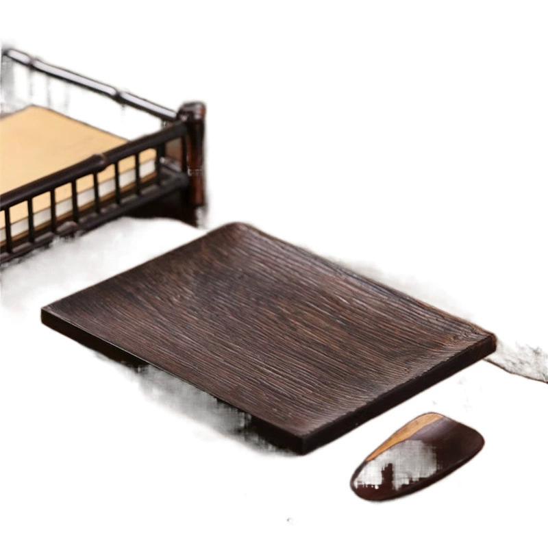 Wholesale ebony and solid wood all -in -one tea tray tea tray light luxury square storage inheritance plate kung fu tea dry