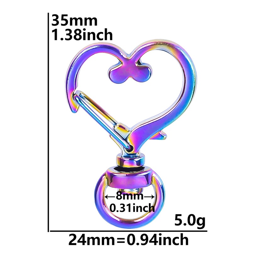 Mignon Star Lune Forme De Cœur Alliage Placage Unisexe Pendentif De Sac Porte-Clés display picture 14