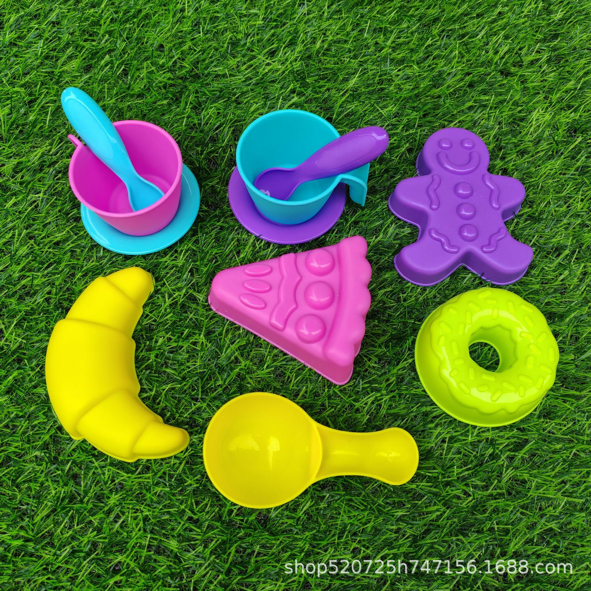 Venta directa de fábrica, juguetes espaciales para niños, moldes de arena, accesorios de barro de color, modelos, arena engrosada, herramientas de arena al por mayor