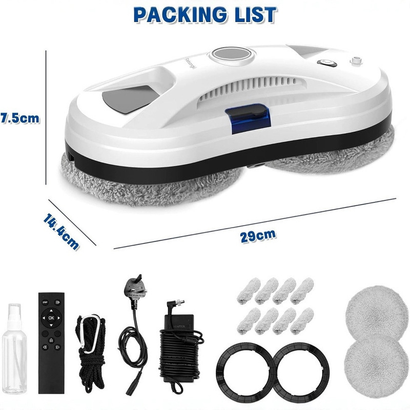 Cross-Border Window Cleaning Robot, High-Rise Cleaning Tool, Fully Automatic Electric Glass Cleaning Device, Household Remote Control Machine Cross-Border Window Cleaning Robot, High-Rise Cleaning Tool, Fully Automatic Electric Glass Cleaning Device, Household Remote Control Machine