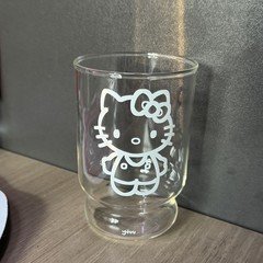 Ins高颜値漫画猫グラス高ホウ素シリコンコップ朝食牛乳コーヒーカップ少女心カップ