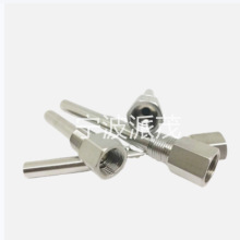 浙江宁波 cnc 机加工非标细长轴类六角棒异形件及表面处理制造厂